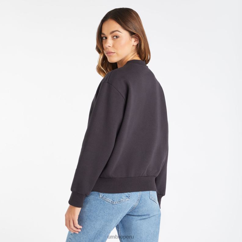 sudadera core con media cremallera mujer ropa 64RRH431 Umbro negro