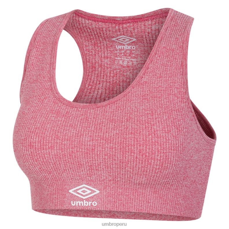 bralette de canalé sin costuras mujer ropa 64RRH532 Umbro marga rosa