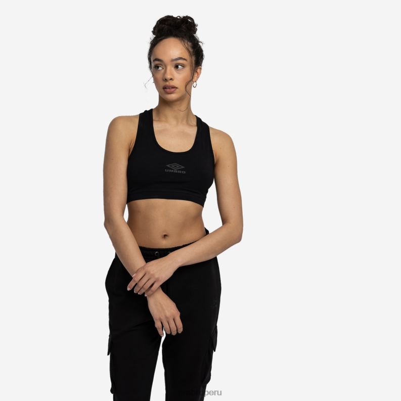 sujetador deportivo de diamantes mujer ropa 64RRH527 Umbro negro