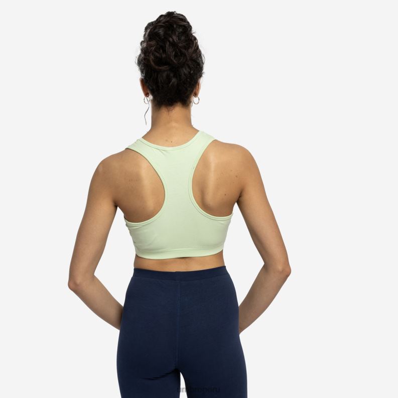 sujetador deportivo de diamantes mujer ropa 64RRH531 Umbro espuma de mar/blanco