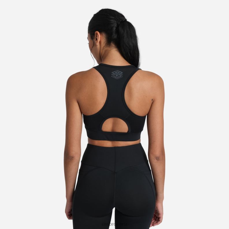 sujetador deportivo de entrenamiento profesional mujer ropa 64RRH525 Umbro negro