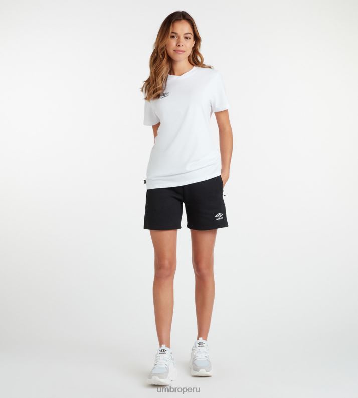 camiseta club de ocio mujer ropa 64RRH404 Umbro blanco negro