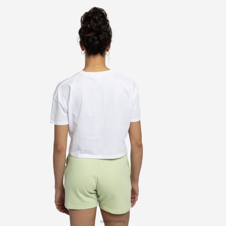 camiseta corta de diamantes mujer ropa 64RRH409 Umbro blanco