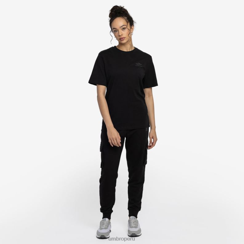 camiseta de novio de diamante mujer ropa 64RRH422 Umbro negro