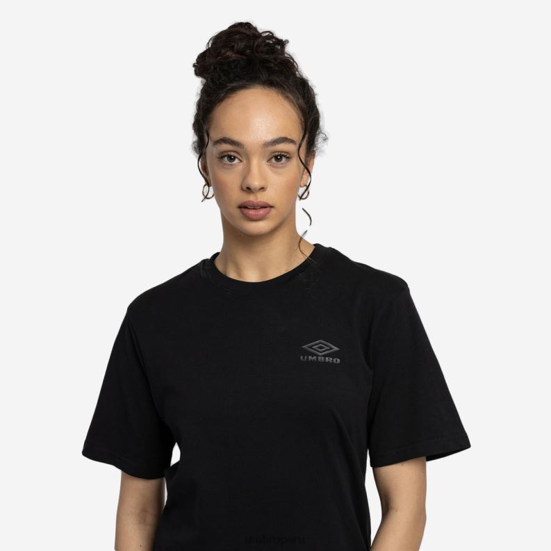 camiseta de novio de diamante mujer ropa 64RRH422 Umbro negro