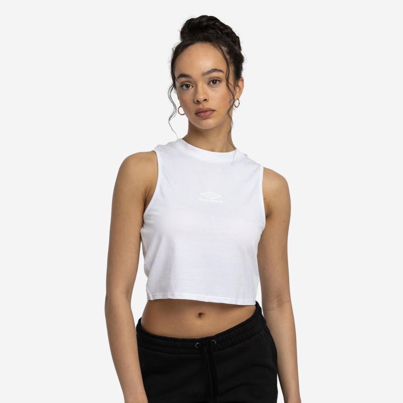 chaleco de corredor de diamantes mujer ropa 64RRH419 Umbro blanco