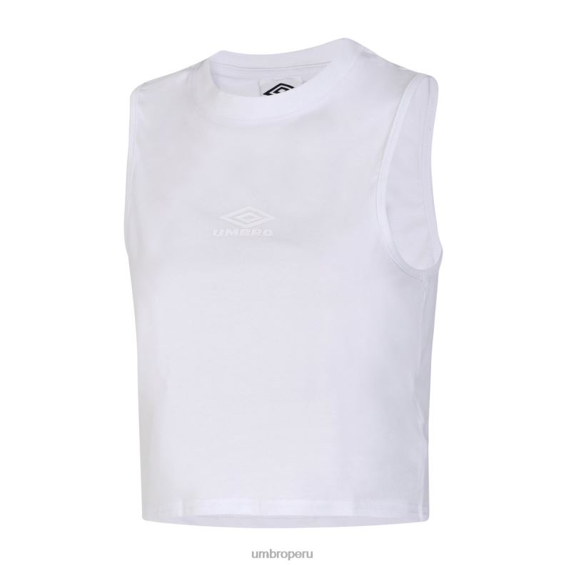 chaleco de corredor de diamantes mujer ropa 64RRH419 Umbro blanco