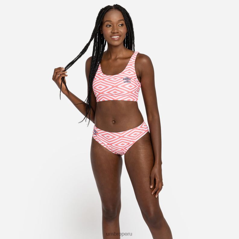 bikini estampado mujer ropa 64RRH561 Umbro durazno