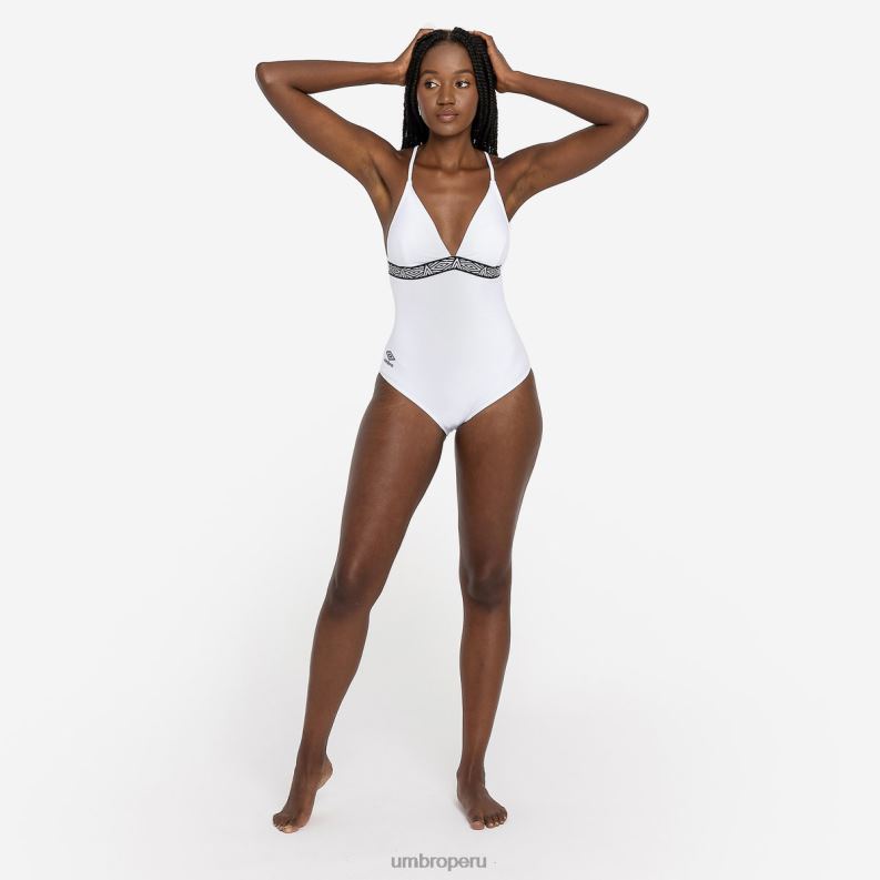 traje de baño grabado mujer ropa 64RRH564 Umbro blanco