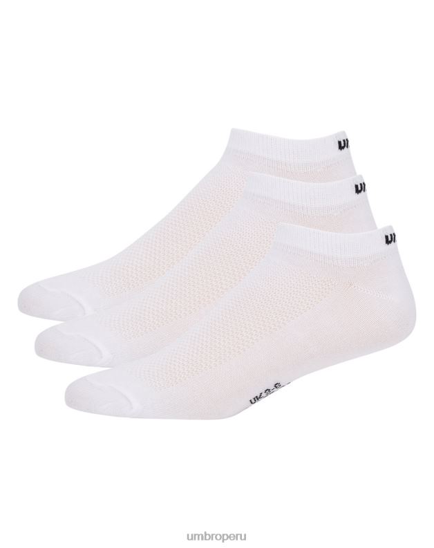 calcetines deportivos, paquete de 3 junior niños accesorios 64RRH700 Umbro blanco negro