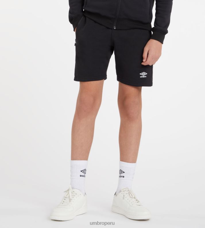 club ocio jog short junior niños ropa 64RRH666 Umbro blanco negro