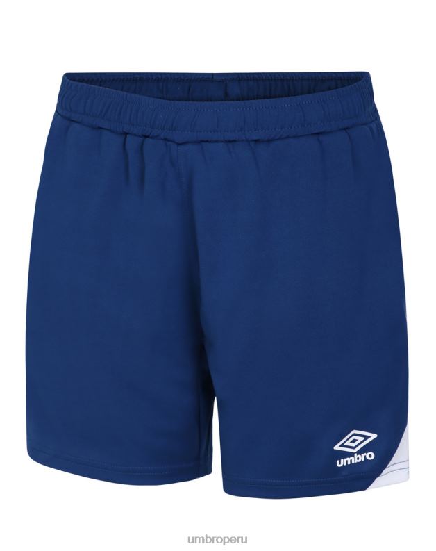 entrenamiento total corto niños ropa 64RRH664 Umbro dos azul marino/blanco