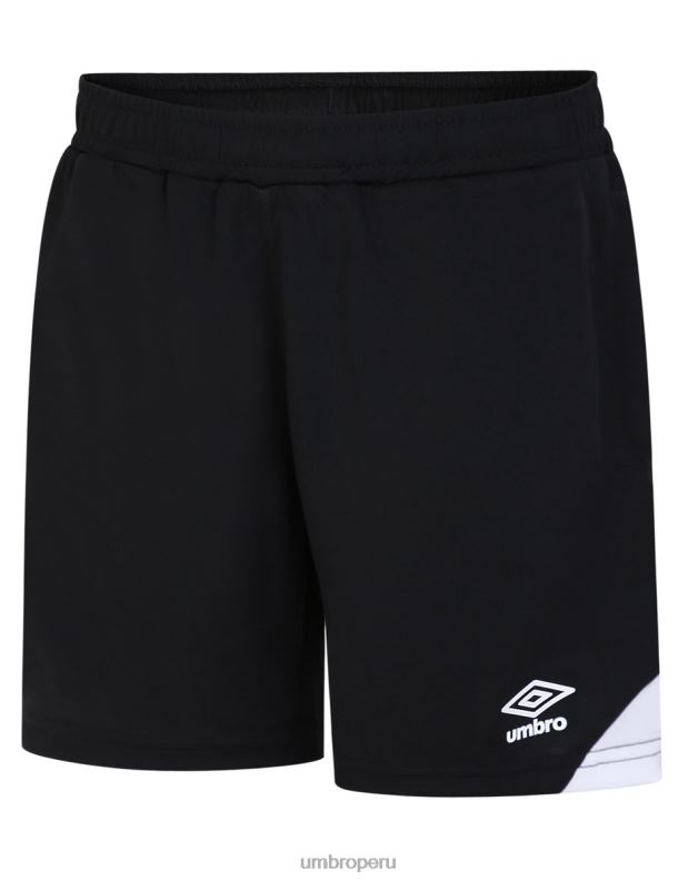entrenamiento total corto niños ropa 64RRH665 Umbro blanco negro