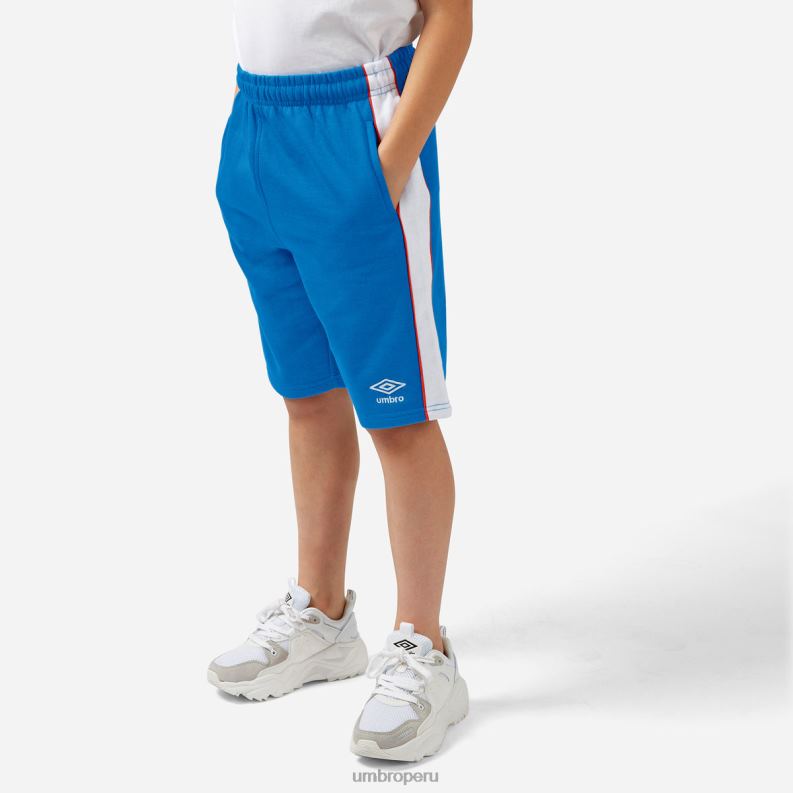pantalones cortos deportivos en contraste niños ropa 64RRH672 Umbro azul