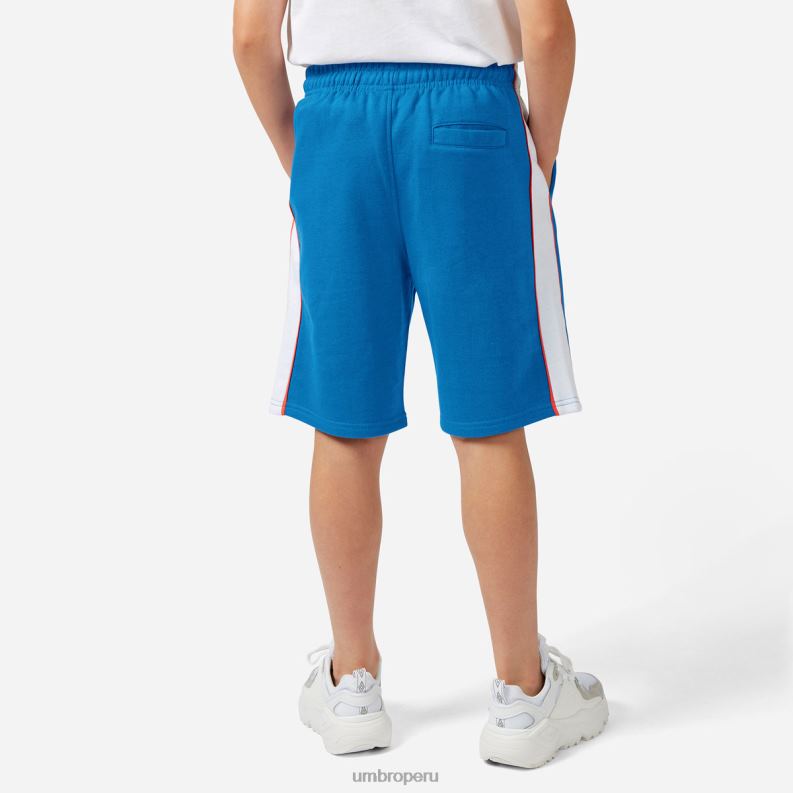 pantalones cortos deportivos en contraste niños ropa 64RRH672 Umbro azul