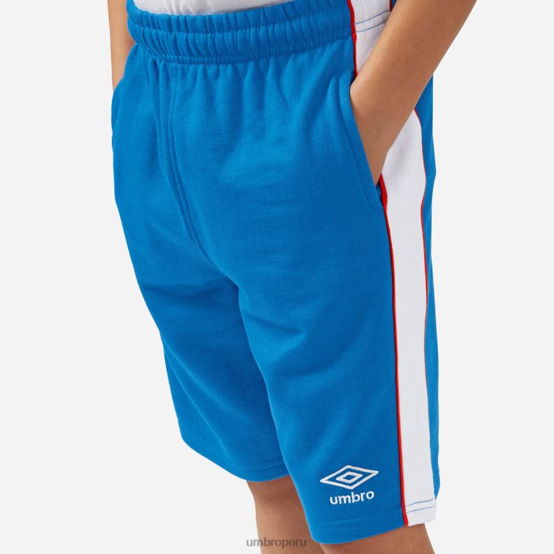 pantalones cortos deportivos en contraste niños ropa 64RRH672 Umbro azul