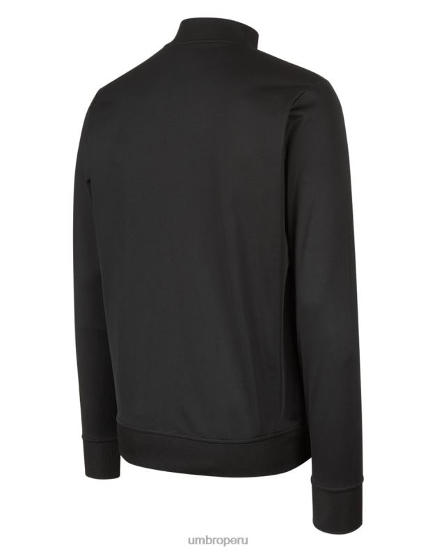 chaqueta club esencial de poliéster junior niños ropa 64RRH679 Umbro negro