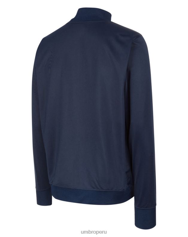 chaqueta club esencial de poliéster junior niños ropa 64RRH680 Umbro azul marino oscuro