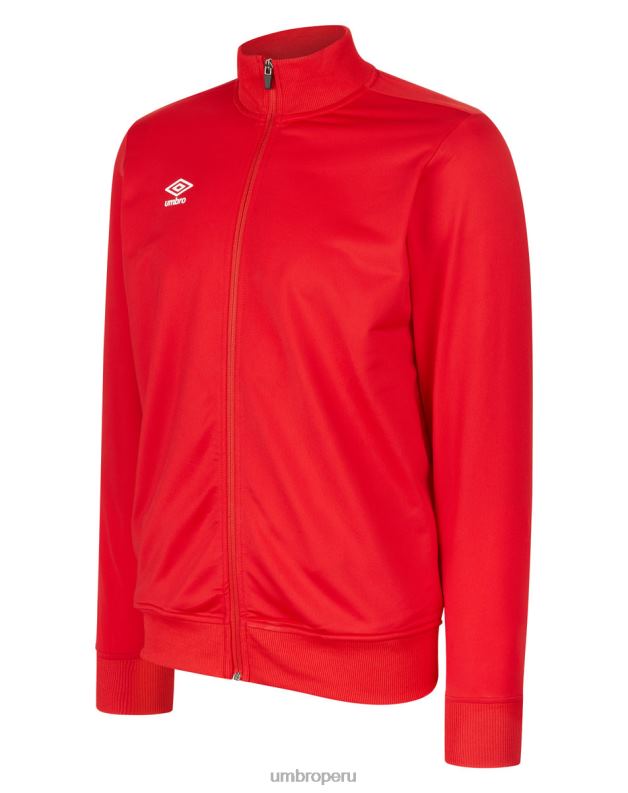 chaqueta club esencial de poliéster junior niños ropa 64RRH694 Umbro bermellón