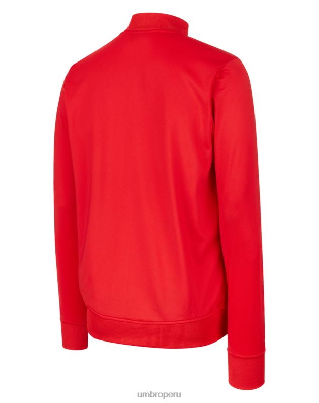 chaqueta club esencial de poliéster junior niños ropa 64RRH694 Umbro bermellón