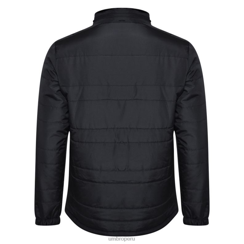 chaqueta de banquillo club Essential júnior niños ropa 64RRH689 Umbro negro