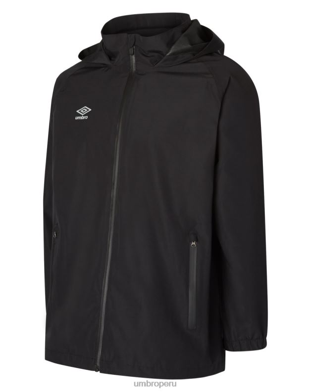 chaqueta impermeable club esencial junior niños ropa 64RRH695 Umbro negro