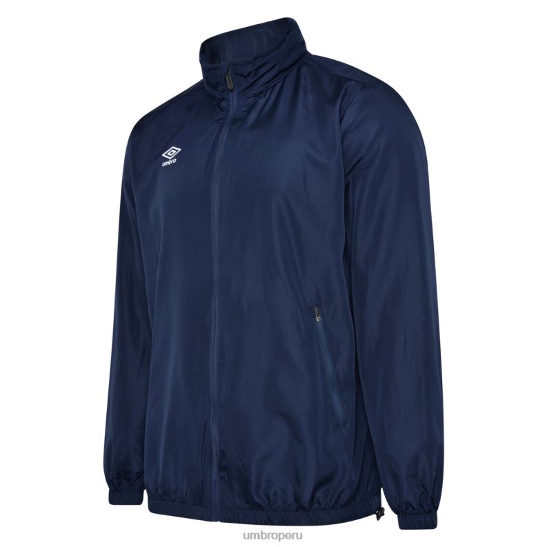 chaqueta impermeable ligera club Essential junior niños ropa 64RRH683 Umbro azul marino oscuro