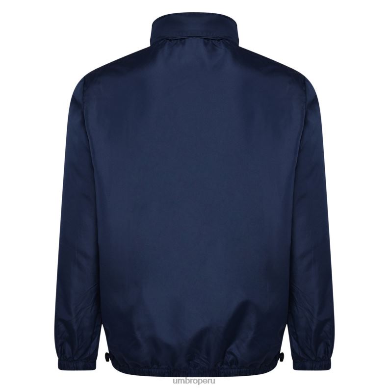chaqueta impermeable ligera club Essential junior niños ropa 64RRH683 Umbro azul marino oscuro
