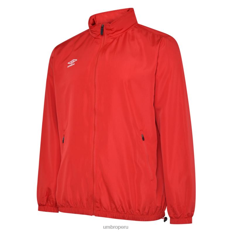 chaqueta impermeable ligera club Essential junior niños ropa 64RRH687 Umbro bermellón