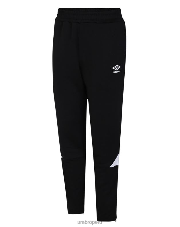 pantalón cónico de entrenamiento total niños ropa 64RRH658 Umbro blanco negro