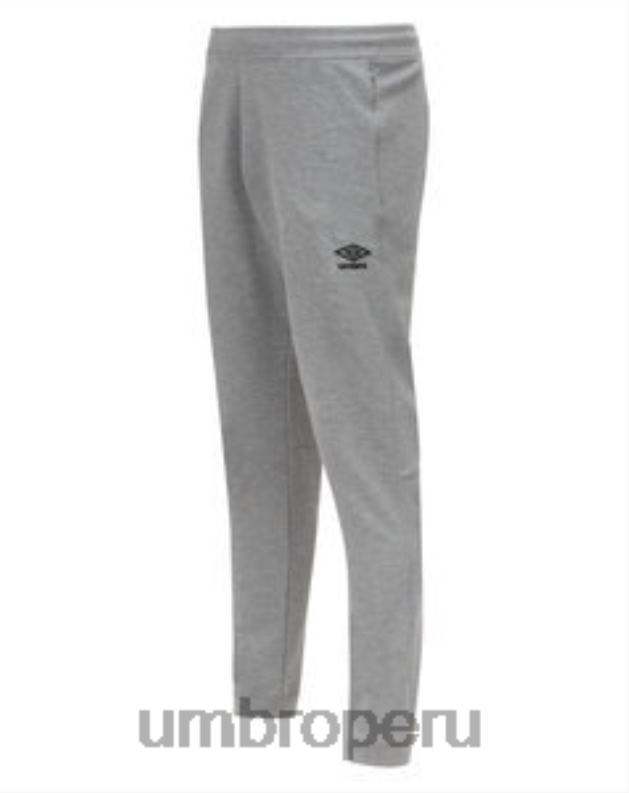 pantalón jogging pro polar junior niños ropa 64RRH660 Umbro gris jaspeado/negro