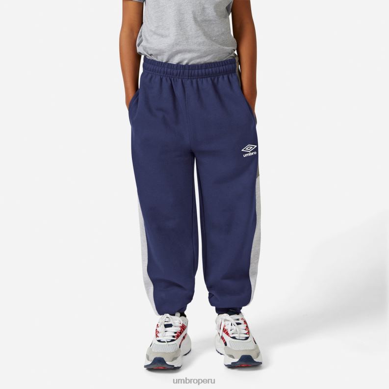 pantalones deportivos con paneles niños ropa 64RRH655 Umbro Armada