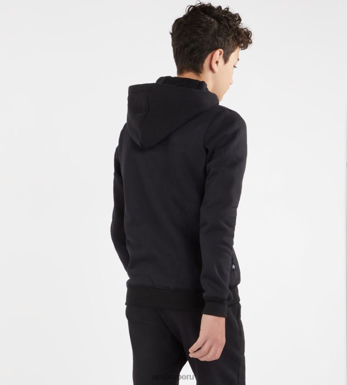 club ocio zt sudadera con capucha junior niños ropa 64RRH615 Umbro blanco negro