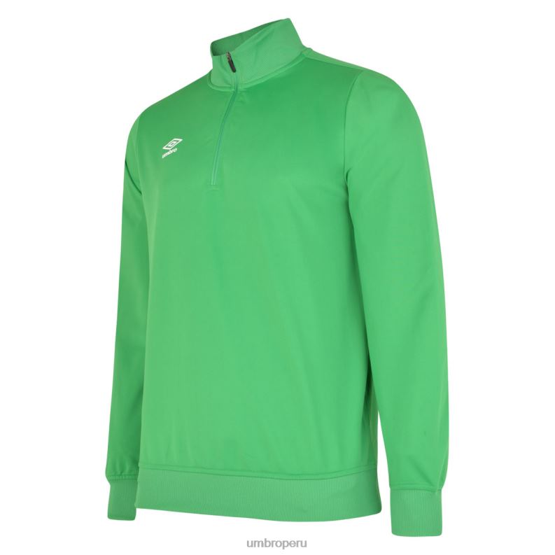 sudadera club esencial con media cremallera junior niños ropa 64RRH625 Umbro dos esmeraldas