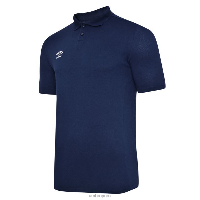 polo esencial junior niños ropa 64RRH596 Umbro azul marino oscuro/blanco