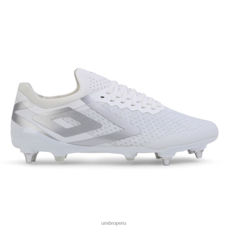 velocita 6 pro sg unisexo calzado 64RRH581 Umbro blanco/cromo metalizado