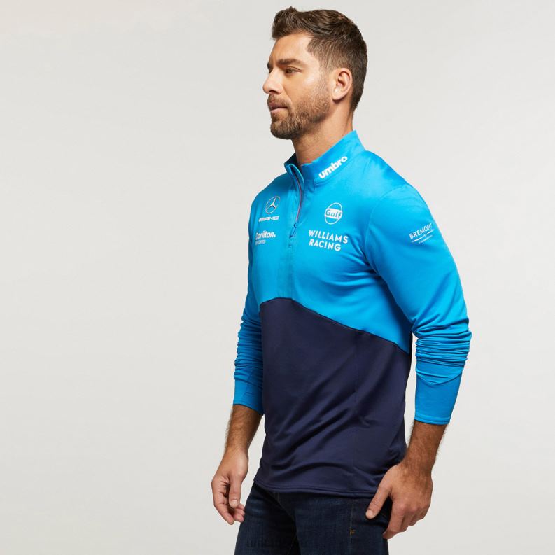 camiseta de capa media williams racing '23 unisexo Deportes 64RRH373 Umbro abrigo/azul diva