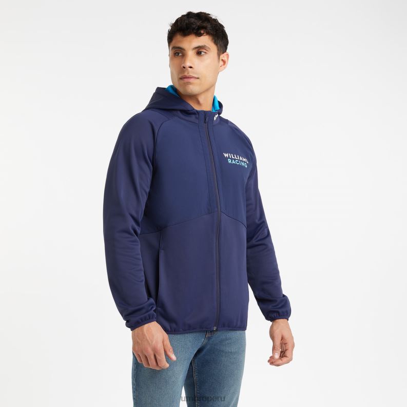 chaqueta con capucha williams off track unisexo Deportes 64RRH383 Umbro abrigo/azul diva