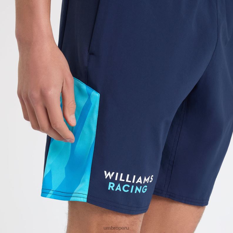 pantalón corto tejido williams racing '23 unisexo Deportes 64RRH369 Umbro abrigo/azul diva