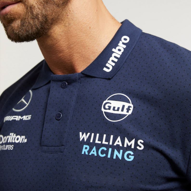 polo williams racing '23 cvc media unisexo Deportes 64RRH370 Umbro chaquetón